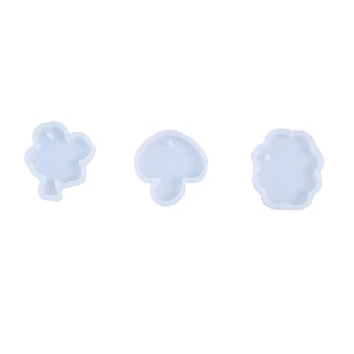 UTHCLO 3 STÜCKE Silikon Schmuckform mit Pilz Kleeblatt und Wolke Anhängerformen Wiederverwendbare Flexible DIY Gießform für Epoxidharz Schmuckherstellung Leicht und Einfach zu Reinigen UTHCLO 3 STÜCKE Silikon Schmuckform mit Pilz Kleeblatt und Wolke Anhängerformen Wiederverwendbare Flexible DIY Gießform für Epoxidharz Schmuckherstellung Leicht und Einfach zu Reinigen von UTHCLO