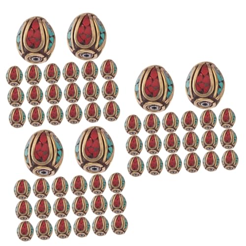 UTHCLO 3 Sätze Bastelperlen Selber Machen Vintage Abstandsperlen Spacer Herstellung Dekorative Lose Perlen Schmuckperle Bastelperlen Mit Löchern Nepal-perlen Messing 20 Stück * 3 UTHCLO 3 Sätze Bastelperlen Selber Machen Vintage Abstandsperlen Spacer Herstellung Dekorative Lose Perlen Schmuckperle Bastelperlen Mit Löchern Nepal-perlen Messing 20 Stück * 3 von UTHCLO