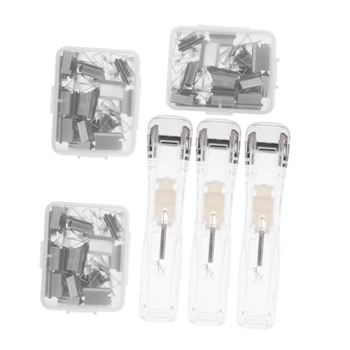 UTHCLO 3 Sätze Transparenter Wiederverwendbarer Büroklammer spender Nachfüllclips Metallfreier Heftklammerersatz Handlicher Clip dispenser für Büro und Zuhause Stabil und Einfach zu UTHCLO 3 Sätze Transparenter Wiederverwendbarer Büroklammer spender Nachfüllclips Metallfreier Heftklammerersatz Handlicher Clip dispenser für Büro und Zuhause Stabil und Einfach zu von UTHCLO