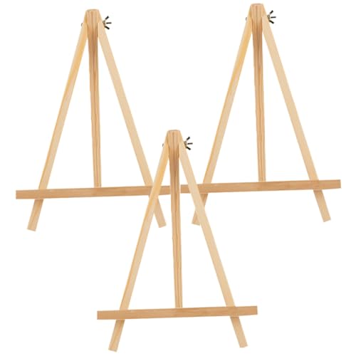 UTHCLO 3 Stück Holz Staffelei Tischstaffelei mit Dreibein Ständer aus Premium Holz Stabiler Bild und Foto Display Ständer für Künstler und Studenten Vielseitig für Malerei und Dekoration UTHCLO 3 Stück Holz Staffelei Tischstaffelei mit Dreibein Ständer aus Premium Holz Stabiler Bild und Foto Display Ständer für Künstler und Studenten Vielseitig für Malerei und Dekoration von UTHCLO
