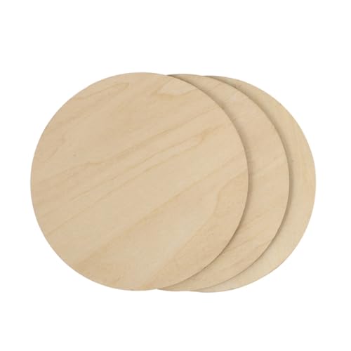 UTHCLO 3 Stück Runde Holzscheiben Naturbelassen zum Basteln und Bemalen Vielseitige DIY Holzkreise für Hochzeitsdeko Türanhänger und Kreative Handwerksprojekte UTHCLO 3 Stück Runde Holzscheiben Naturbelassen zum Basteln und Bemalen Vielseitige DIY Holzkreise für Hochzeitsdeko Türanhänger und Kreative Handwerksprojekte von UTHCLO