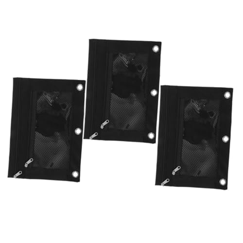 UTHCLO 3 Stück Teiliges Binder Federmäppchen aus Reißfestem Oxford Transparente Dokumententasche mit Löchern Leicht Praktisch für Bürobedarf und Aufbewahrung von Stiften Belegen Tickets UTHCLO 3 Stück Teiliges Binder Federmäppchen aus Reißfestem Oxford Transparente Dokumententasche mit Löchern Leicht Praktisch für Bürobedarf und Aufbewahrung von Stiften Belegen Tickets von UTHCLO