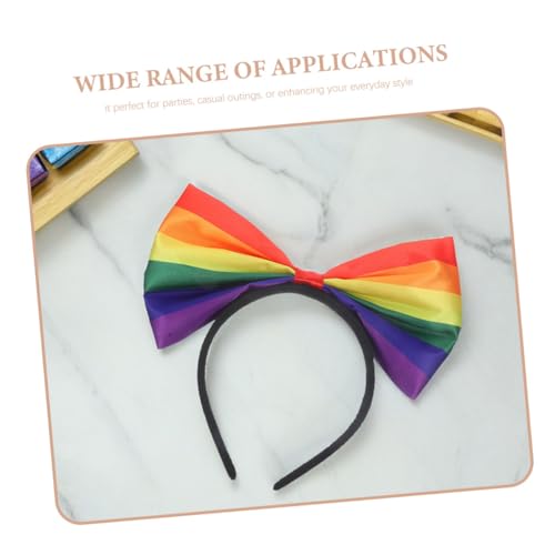 UTHCLO 3 Stück Teiliges Regenbogen Haarband mit Großer Schleife Gestreift und Farbenfroh Stirnbänder für Damen und Mädchen Vielseitig für Alltag Party und Feiertage UTHCLO 3 Stück Teiliges Regenbogen Haarband mit Großer Schleife Gestreift und Farbenfroh Stirnbänder für Damen und Mädchen Vielseitig für Alltag Party und Feiertage von UTHCLO