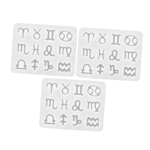 UTHCLO 3 Stück Teiliges Silikonform für Anhänger Flexible Langlebige Gießformen für DIY Schlüsselanhänger Basteln Einfach zu Entformen und Wiederverwendbar UTHCLO 3 Stück Teiliges Silikonform für Anhänger Flexible Langlebige Gießformen für DIY Schlüsselanhänger Basteln Einfach zu Entformen und Wiederverwendbar von UTHCLO