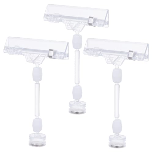 UTHCLO 3 Stück Transparente Starke Magnet Preisschildhalter Clips für Supermärkte Stabile Kleine Klammern zum Einfachen Befestigen und Anzeigen von Preisschildern Langlebige Preis Clips UTHCLO 3 Stück Transparente Starke Magnet Preisschildhalter Clips für Supermärkte Stabile Kleine Klammern zum Einfachen Befestigen und Anzeigen von Preisschildern Langlebige Preis Clips von UTHCLO