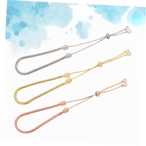 UTHCLO 3 Stück Verstellbare Basis Perlenarmbänder aus Messing Fertige DIY Handketten in Gold Weißgold und Roségold Komfortabel Modisch mit Schieber zur Größenanpassung für Damen und UTHCLO 3 Stück Verstellbare Basis Perlenarmbänder aus Messing Fertige DIY Handketten in Gold Weißgold und Roségold Komfortabel Modisch mit Schieber zur Größenanpassung für Damen und von UTHCLO