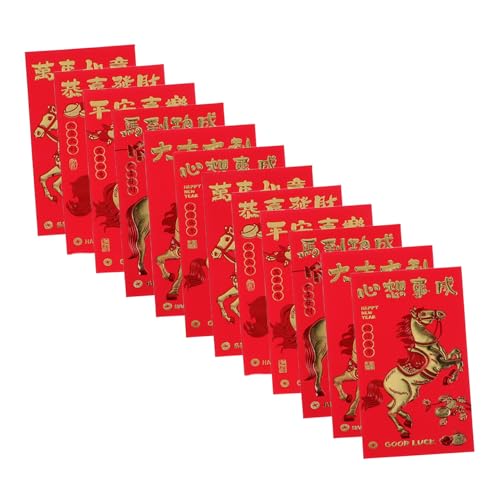 UTHCLO 30 Stück Teiliges Chinesische Neujahrs Hongbao mit Geprägtem Foliendesign Pferde Zodiac Traditionelle Rote Geldumschläge für Frühlingsfest Hochzeit Geburtstag Flexible Nutzung UTHCLO 30 Stück Teiliges Chinesische Neujahrs Hongbao mit Geprägtem Foliendesign Pferde Zodiac Traditionelle Rote Geldumschläge für Frühlingsfest Hochzeit Geburtstag Flexible Nutzung von UTHCLO