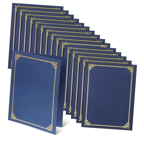 UTHCLO 30 Stück Teiliges Eleganter Zertifikatshalter mit Goldfolienrand Stabile Papierhüllen mit Vorgefertigten Ecken Geeignet für Standardurkunden für Abschlussfeiern und Auszeichnungen UTHCLO 30 Stück Teiliges Eleganter Zertifikatshalter mit Goldfolienrand Stabile Papierhüllen mit Vorgefertigten Ecken Geeignet für Standardurkunden für Abschlussfeiern und Auszeichnungen von UTHCLO