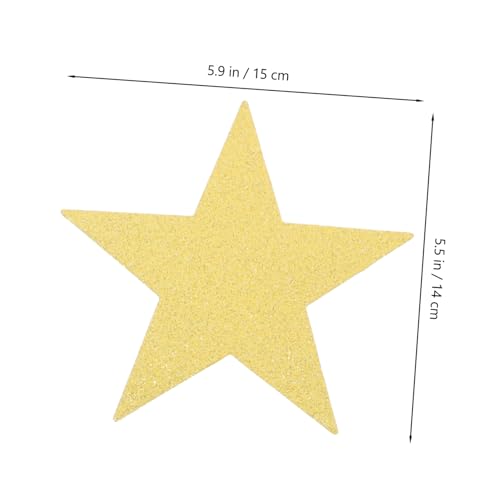 UTHCLO 30 Stück Teiliges Glitzer Stern Papier Ausschnitte Handgeschnittene Deko Sterne in Gold Silber Schwarz für Kreative Bastelprojekte Weihnachten Klassenzimmer Party UTHCLO 30 Stück Teiliges Glitzer Stern Papier Ausschnitte Handgeschnittene Deko Sterne in Gold Silber Schwarz für Kreative Bastelprojekte Weihnachten Klassenzimmer Party von UTHCLO