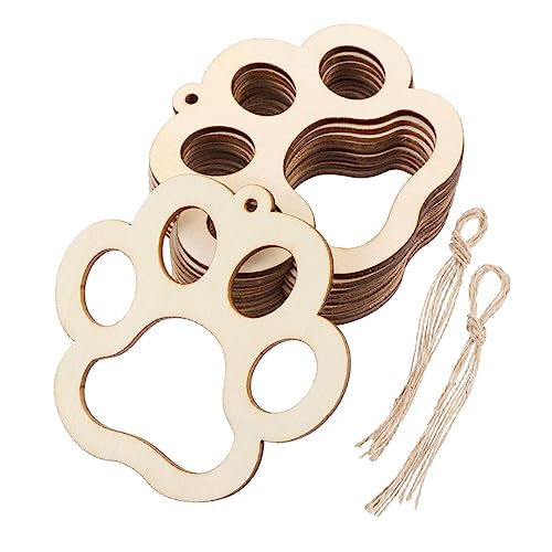 UTHCLO 30 Stück Teiliges Hängende Holzscheiben mit Umweltfreundliche Holzanhänger zum Basteln mit Baumwollseilen Kreative DIY Holzornamente für Heimdekoration und Geschenke UTHCLO 30 Stück Teiliges Hängende Holzscheiben mit Umweltfreundliche Holzanhänger zum Basteln mit Baumwollseilen Kreative DIY Holzornamente für Heimdekoration und Geschenke von UTHCLO