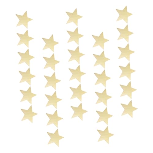 UTHCLO 30 Stück Teiliges Holzanhänger Fünfzackiger Stern DIY Bastelholz mit Glatter Oberfläche für Hochzeit Fensterdeko und Malprojekte UTHCLO 30 Stück Teiliges Holzanhänger Fünfzackiger Stern DIY Bastelholz mit Glatter Oberfläche für Hochzeit Fensterdeko und Malprojekte von UTHCLO