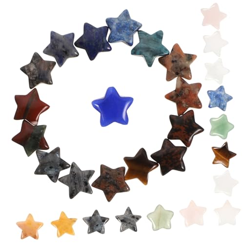UTHCLO 30 Stück Teiliges Natürliche Kristall Stern Dekoration Eleganter Kleiner Steinornament für Handgefertigte Tischverzierung Langlebig und Glatte Oberfläche Stilvolles Home UTHCLO 30 Stück Teiliges Natürliche Kristall Stern Dekoration Eleganter Kleiner Steinornament für Handgefertigte Tischverzierung Langlebig und Glatte Oberfläche Stilvolles Home von UTHCLO