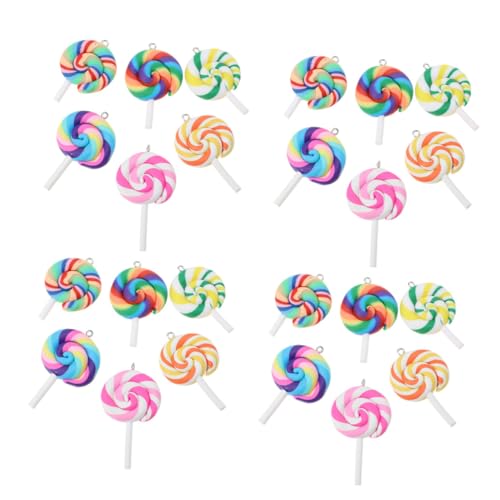 UTHCLO 30 Stück Teiliges Polymer Clay Lutscher Anhänger mit Aufhängeloch Bunte Süßigkeiten Charms für DIY Schmuckherstellung Schlüsselanhänger Armband und Halskette Zufällige Farbe UTHCLO 30 Stück Teiliges Polymer Clay Lutscher Anhänger mit Aufhängeloch Bunte Süßigkeiten Charms für DIY Schmuckherstellung Schlüsselanhänger Armband und Halskette Zufällige Farbe von UTHCLO