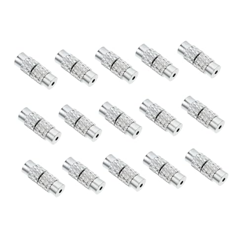 UTHCLO 30 Stück Teiliges Schraubverschluss für Schmuckherstellung Langlebige Messing endkappen Glänzend Leicht für Halsketten und Armbänder Einfache Montage Zubehör für Perlenketten und UTHCLO 30 Stück Teiliges Schraubverschluss für Schmuckherstellung Langlebige Messing endkappen Glänzend Leicht für Halsketten und Armbänder Einfache Montage Zubehör für Perlenketten und von UTHCLO