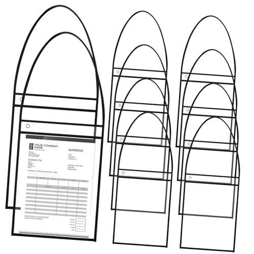 UTHCLO 30 Stück Ticketbuchhalter, Trocken Abwischbare Taschenhüllen, Shop-tickethalter Mit Aufhängeband, Transparente Papierhüllen, Schutz UTHCLO 30 Stück Ticketbuchhalter, Trocken Abwischbare Taschenhüllen, Shop-tickethalter Mit Aufhängeband, Transparente Papierhüllen, Schutz von UTHCLO