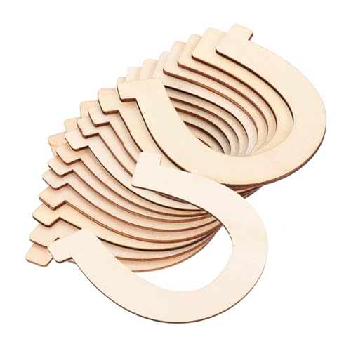 UTHCLO 30 Stück hufeisenförmige Holzspäne unfertige aus Holz handwerkliches DIY-Graffiti-Chip DIY Hufeisenausschnitte Scheiben zum Selbermalen DIY ausschnitt Beige UTHCLO 30 Stück hufeisenförmige Holzspäne unfertige aus Holz handwerkliches DIY-Graffiti-Chip DIY Hufeisenausschnitte Scheiben zum Selbermalen DIY ausschnitt Beige von UTHCLO