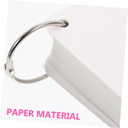 UTHCLO 300 Blatt Blanko Karteikarten Unlinierte und Notizkarten aus Papier DIY Flashcards ohne Ringe Kreative Schreibkarten für Schule Büro und Zuhause von UTHCLO