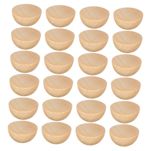 UTHCLO 300 Stück Halbkreis Holzperlen Unbehandelte Holz Kugeln Naturholz DIY Bastelbedarf für Erwachsene Dekoration Schulprojekte UTHCLO 300 Stück Halbkreis Holzperlen Unbehandelte Holz Kugeln Naturholz DIY Bastelbedarf für Erwachsene Dekoration Schulprojekte von UTHCLO