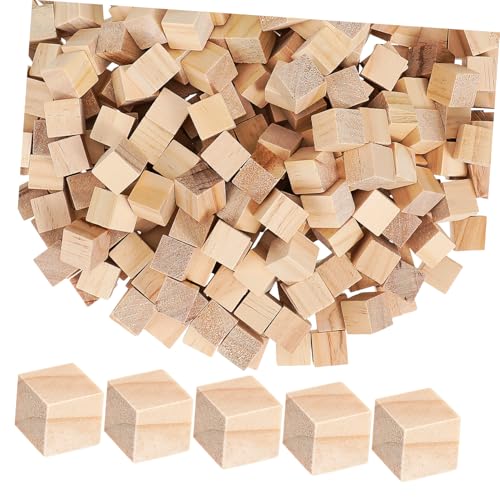 UTHCLO 300 Stück Holzklötze Unbehandelt für Bastelprojekte Glatte Oberfläche Einfache Formen Blanko Design Sicher der Anwendung für DIY und Kreative Arbeiten UTHCLO 300 Stück Holzklötze Unbehandelt für Bastelprojekte Glatte Oberfläche Einfache Formen Blanko Design Sicher der Anwendung für DIY und Kreative Arbeiten von UTHCLO