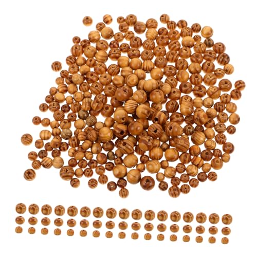 UTHCLO 300 Stück Natürliche Runde Holzperlen mit Streifenstruktur Vielseitige DIY Schmuckperlen für Halsketten Armbänder und Makramee Bastelprojekte UTHCLO 300 Stück Natürliche Runde Holzperlen mit Streifenstruktur Vielseitige DIY Schmuckperlen für Halsketten Armbänder und Makramee Bastelprojekte von UTHCLO