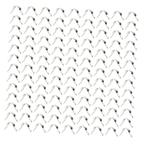 UTHCLO 300 Stück Quetschperlen für Schmuckherstellung Knotenabdeckungen für Armbänder Schlüsselanhänger und DIY Projekte Praktische Endkappen für Kreative Schmuckideen von UTHCLO
