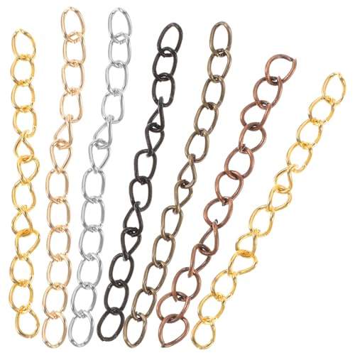 UTHCLO 300 Stück Verlängerungsketten DIY Schmuck Erweiterungsketten für Halsketten Armbänder Basteln Verstellbare Verlängerung für Individuellen Schmuck Praktische Kettenverlängerungen von UTHCLO