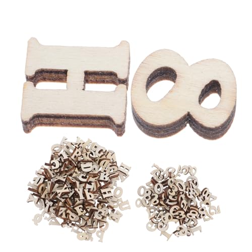 UTHCLO 308 Stück Holz-alphabet-buchstaben Zum Basteln, Unlackierte Holzzahlen, Dekoration, Kleine Alphabet-rechtschreib-kits Für Selbstgemachte Schilder Und Kunsthandwerk, Frühes Lernen von UTHCLO