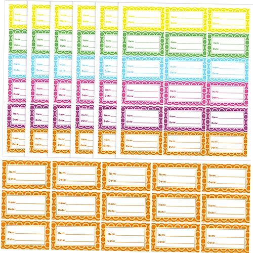 UTHCLO 360 Stück Etikettenaufkleber Lebensmitteletiketten Mit Tagespunkten Entfernbare Gefrieretiketten Etiketten Für Flaschen Einfrieren Küchenetiketten Synthetisches Papier Colorful UTHCLO 360 Stück Etikettenaufkleber Lebensmitteletiketten Mit Tagespunkten Entfernbare Gefrieretiketten Etiketten Für Flaschen Einfrieren Küchenetiketten Synthetisches Papier Colorful von UTHCLO