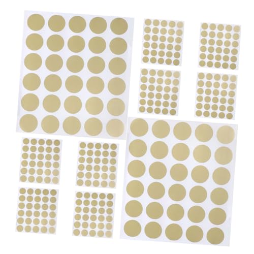 UTHCLO 360 Stück Selbstklebende Rubbellose Aufkleber Runde Scratch Off Labels Goldfarben für Diy Überraschungskarten Gewinnspiele Belohnungskarten und Lotterieetiketten UTHCLO 360 Stück Selbstklebende Rubbellose Aufkleber Runde Scratch Off Labels Goldfarben für Diy Überraschungskarten Gewinnspiele Belohnungskarten und Lotterieetiketten von UTHCLO