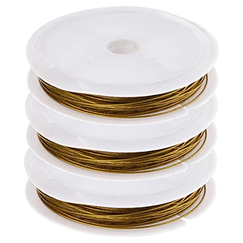UTHCLO 3Rollen Flexibler Basteldraht für DIY Schmuckherstellung und Langlebig für Armbänder Perlen und Projekte UTHCLO 3Rollen Flexibler Basteldraht für DIY Schmuckherstellung und Langlebig für Armbänder Perlen und Projekte von UTHCLO