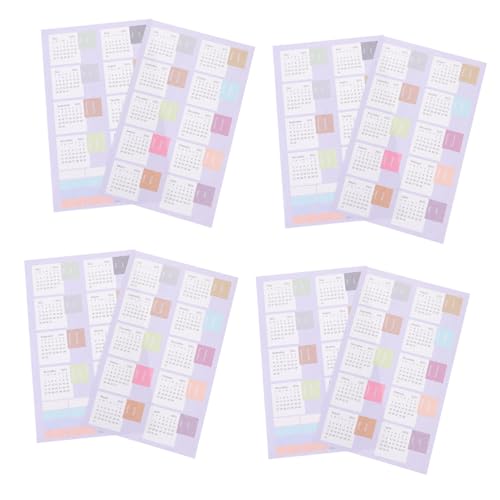 UTHCLO 4 Blätter Monatliche Kalenderaufkleber Teiliges Praktische Notizblock Sticker für Büro und Schule Selbstklebende Planer Labels zur Schnellen Inhaltsorganisation UTHCLO 4 Blätter Monatliche Kalenderaufkleber Teiliges Praktische Notizblock Sticker für Büro und Schule Selbstklebende Planer Labels zur Schnellen Inhaltsorganisation von UTHCLO