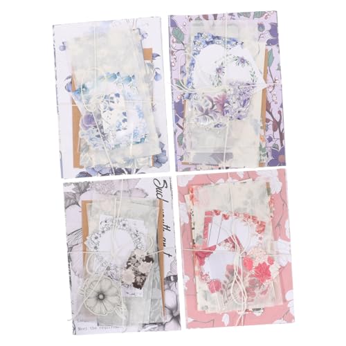 UTHCLO 4 Packungen Pack Vintage Blumen Sticker Selbstklebend für Scrapbooking und DIY Tagebuch Dekoration Papiermaterial Kreative Aufkleber für Fotoalben Kalender und Geschenke UTHCLO 4 Packungen Pack Vintage Blumen Sticker Selbstklebend für Scrapbooking und DIY Tagebuch Dekoration Papiermaterial Kreative Aufkleber für Fotoalben Kalender und Geschenke von UTHCLO