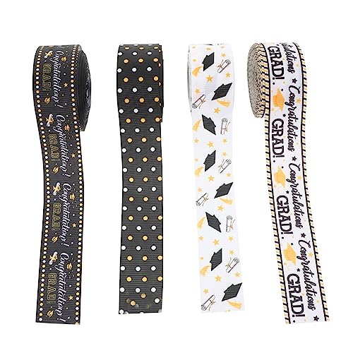 UTHCLO 4 Rollen Abschlussband Rosa Schleife Gold Dekoration Schwarzes Band Party Satinband Pastellband Wickeln Blau Bänder Zum Verpacken Band Zum Verpacken Wickelband Polyester UTHCLO 4 Rollen Abschlussband Rosa Schleife Gold Dekoration Schwarzes Band Party Satinband Pastellband Wickeln Blau Bänder Zum Verpacken Band Zum Verpacken Wickelband Polyester von UTHCLO