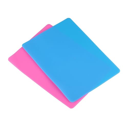 UTHCLO 4 STÜCKE Teiliges Silikonmatten für Resin und Epoxidharz Rutschfest Hitzebeständig Vielseitig Einsetzbar zum Basteln und Schmuckgießen in Groß für Sauberes DIY Arbeiten von UTHCLO