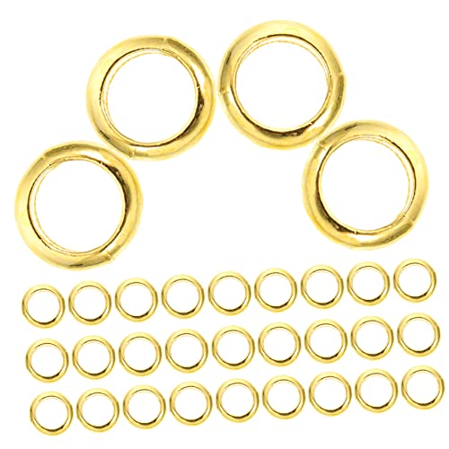 UTHCLO 4 Sätze Großes Spacer Perlen Diy Schmuckzubehör Legierung Für Armbänder Für Basteln Und Schmuckherstellung 100 Stück * 4 von UTHCLO
