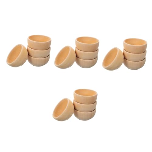 UTHCLO 4 Sätze Teiliges Set Diy Holzschalen Unvollendete Holzspielzeuge Für Kreative Bastelprojekte Zur Dekoration Von Mikrolandschaften Für Gestaltung 4 Stück * 4 UTHCLO 4 Sätze Teiliges Set Diy Holzschalen Unvollendete Holzspielzeuge Für Kreative Bastelprojekte Zur Dekoration Von Mikrolandschaften Für Gestaltung 4 Stück * 4 von UTHCLO