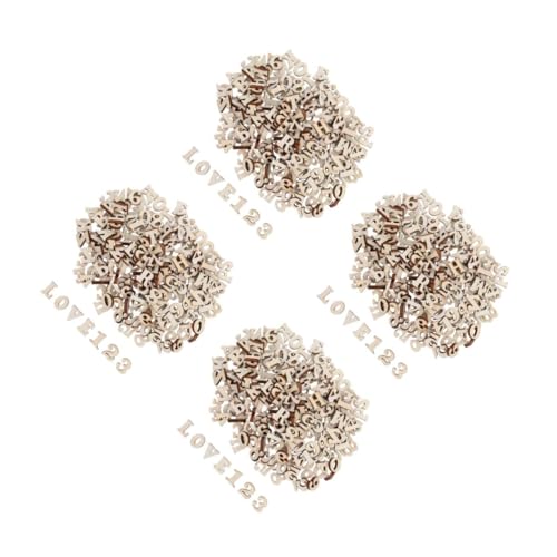 UTHCLO 4 Sätze Teiliges Set Mittelgroßer Unbehandelter Holzbuchstaben Und Zahlen Für Diy Bastelprojekte Frühe Lernhilfe Und Wanddekoration Naturbelassen Für Kreative 200 Stück * 4 UTHCLO 4 Sätze Teiliges Set Mittelgroßer Unbehandelter Holzbuchstaben Und Zahlen Für Diy Bastelprojekte Frühe Lernhilfe Und Wanddekoration Naturbelassen Für Kreative 200 Stück * 4 von UTHCLO
