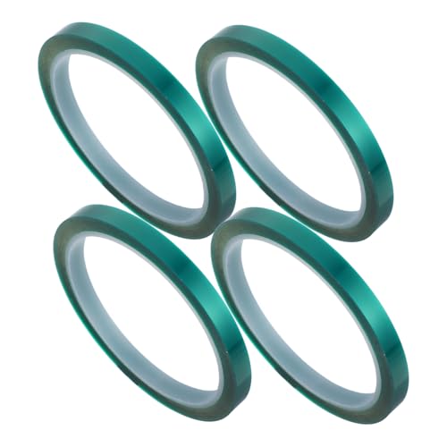UTHCLO 4 Stück Isolierband Kunsthandwerk Fotografie dekoratives Klebeband hohler Rahmen Klebeband dekorativ trocken löschen Bastel-Scrapbooking Folien-Washi Fotoband das Haustier Grün von UTHCLO