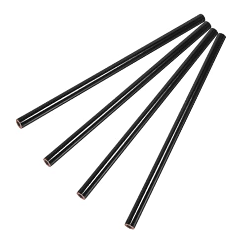 UTHCLO 4 Stück Teiliges Besondere Marker Schwarz Vielseitiger Markierstift für Glas Keramik Metall und Leder Wasserfester Zeichenstift für Kunst DIY Nähen und Industrielle Anwendungen von UTHCLO