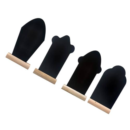 UTHCLO 4 Stück Teiliges Doppelseitige Mini Holztafeln mit Staffelei Robuste Schwarze Kreidetafeln für Notizen und Dekoration für Zuhause Büro Blumenarrangements und Geschenke UTHCLO 4 Stück Teiliges Doppelseitige Mini Holztafeln mit Staffelei Robuste Schwarze Kreidetafeln für Notizen und Dekoration für Zuhause Büro Blumenarrangements und Geschenke von UTHCLO