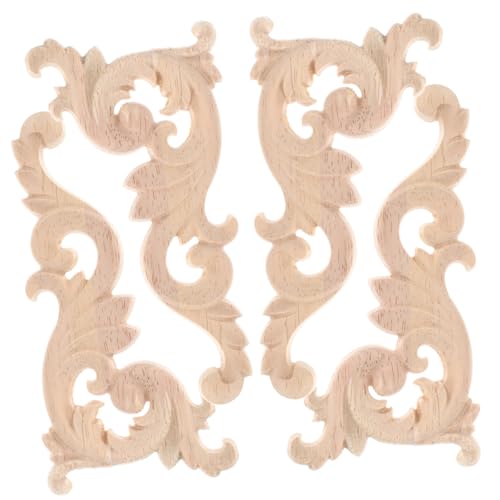 UTHCLO 4 Stück Teiliges Holzornament Geschnitzte Onlay Applikationen für Möbel Tür Schrank Fenster DIY Holzdeko für Dekoration Langlebig und Fein Poliert UTHCLO 4 Stück Teiliges Holzornament Geschnitzte Onlay Applikationen für Möbel Tür Schrank Fenster DIY Holzdeko für Dekoration Langlebig und Fein Poliert von UTHCLO