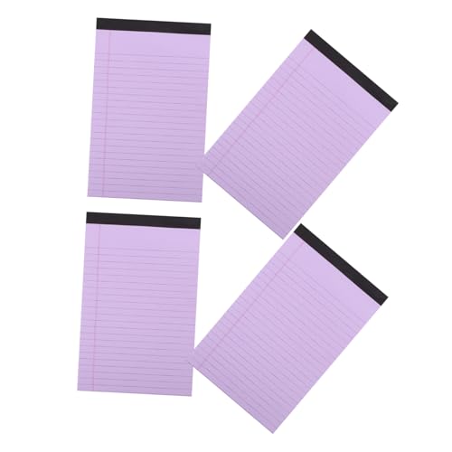 UTHCLO 4 Stück Teiliges Liniert Legal Pad mit Abreißbaren Blättern Multifunktionales Notizbuch für Bürobedarf und Memo Kleine Notizblöcke für Arbeit und Organisation UTHCLO 4 Stück Teiliges Liniert Legal Pad mit Abreißbaren Blättern Multifunktionales Notizbuch für Bürobedarf und Memo Kleine Notizblöcke für Arbeit und Organisation von UTHCLO