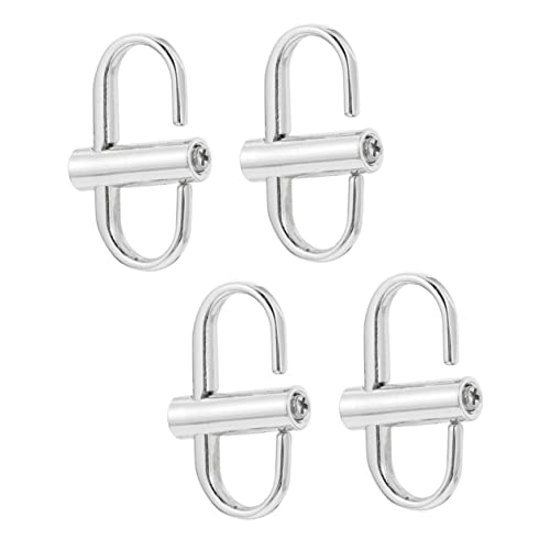 UTHCLO 4 Stück Teiliges Metall Ketten Taschenband Verstellbare Schnallen Multifunktionale DIY Ersatz Gliederkettenschnallen zum Kürzen und Verlängern von Schultergurten Langlebig und von UTHCLO
