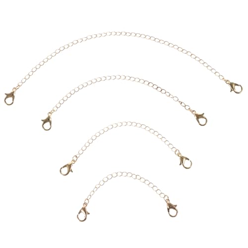 UTHCLO 4 Stück Teiliges Schmuckverlängerungsset aus Robustem Kupfer mit Karabinerverschluss Kettenverlängerung für Armbänder und Halsketten für DIY Schmuckherstellung und Reparatur UTHCLO 4 Stück Teiliges Schmuckverlängerungsset aus Robustem Kupfer mit Karabinerverschluss Kettenverlängerung für Armbänder und Halsketten für DIY Schmuckherstellung und Reparatur von UTHCLO