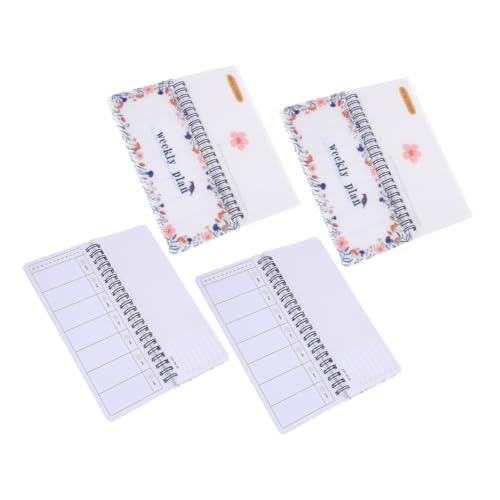 UTHCLO 4 Stück Tragbarer Wochenplaner Notizblock mit Spiralbindung Abreißbare Blätter Leicht für Schüler Studenten Lehrer und Büro Praktischer Tagesplaner für Unterwegs UTHCLO 4 Stück Tragbarer Wochenplaner Notizblock mit Spiralbindung Abreißbare Blätter Leicht für Schüler Studenten Lehrer und Büro Praktischer Tagesplaner für Unterwegs von UTHCLO