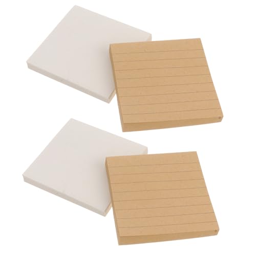 UTHCLO 4 Stücke Kreative Haftnotizen Selbstklebend Je Block Liniertes und Kariertes Recyclingpapier Notizzettel für Büro Schule und Zuhause Praktische Erinnerungsblöcke Zufällige Designs UTHCLO 4 Stücke Kreative Haftnotizen Selbstklebend Je Block Liniertes und Kariertes Recyclingpapier Notizzettel für Büro Schule und Zuhause Praktische Erinnerungsblöcke Zufällige Designs von UTHCLO