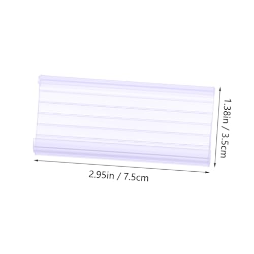 UTHCLO 40 Stück PVC Transparenter Preisschildhalter Bogenförmiger Etikettenständer für Supermarktregale Sicherer Preisschild Displayhalter für Einzelhandel und Warenpräsentation UTHCLO 40 Stück PVC Transparenter Preisschildhalter Bogenförmiger Etikettenständer für Supermarktregale Sicherer Preisschild Displayhalter für Einzelhandel und Warenpräsentation von UTHCLO