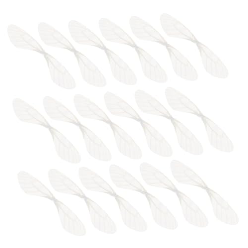 UTHCLO 40 Stück Teiliges Libellenflügel Anhänger aus Leichtem Chiffon für DIY Schmuckherstellung Ohrringe Haar Broschendeko Kreative Langlebige Flügel charms Zubehör von UTHCLO