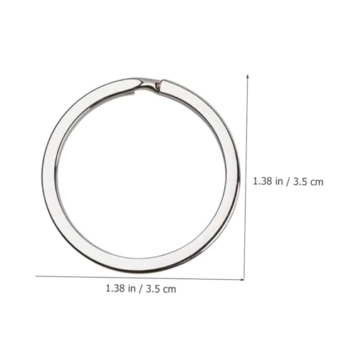 UTHCLO 40 Stück Teiliges Metall Schlüsselringe Flach Spaltringe für DIY Schlüsselanhänger Schmuckherstellung Stabile Schlüsselring Kreise für Handwerk und Basteln UTHCLO 40 Stück Teiliges Metall Schlüsselringe Flach Spaltringe für DIY Schlüsselanhänger Schmuckherstellung Stabile Schlüsselring Kreise für Handwerk und Basteln von UTHCLO