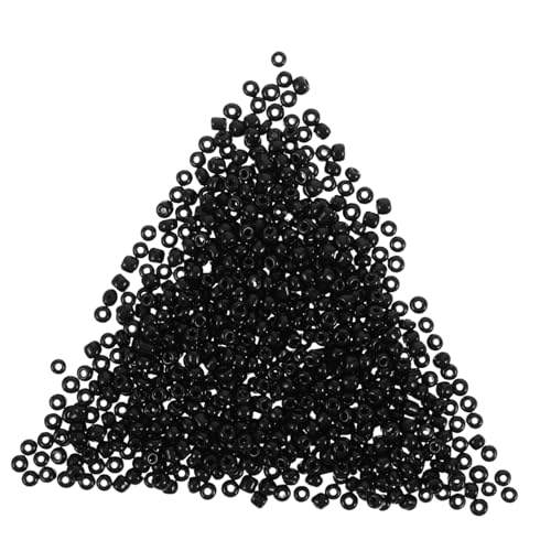UTHCLO 4000 STÜCKE Teiliges Kleine Runde Glasperlen Schwarz mit Glänzender Oberfläche Hochwertige Spacer Beads für DIY Schmuckherstellung Armbänder und Halsketten Basteln für Ohrringe UTHCLO 4000 STÜCKE Teiliges Kleine Runde Glasperlen Schwarz mit Glänzender Oberfläche Hochwertige Spacer Beads für DIY Schmuckherstellung Armbänder und Halsketten Basteln für Ohrringe von UTHCLO